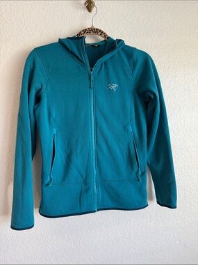 Arc'teryx Teal Full-Zip Hooded Fleece